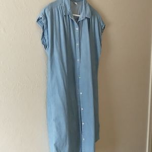 Old Navy Chambray Dress Size Large